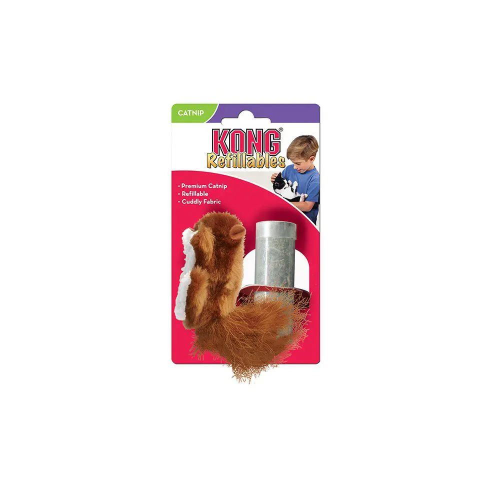 Kong Kattelegetøj Refillable Catnip Egern